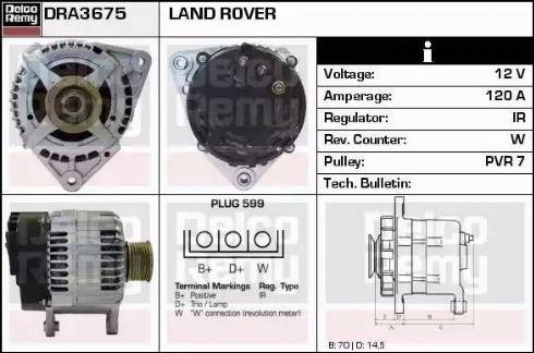 Remy DRA3675 - Ģenerators autodraugiem.lv