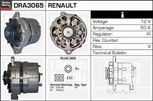 Remy DRA3065 - Ģenerators autodraugiem.lv