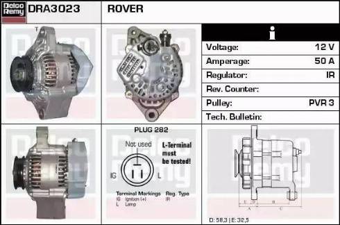 Remy DRA3023 - Ģenerators autodraugiem.lv