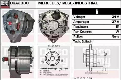 Remy DRA3330 - Ģenerators autodraugiem.lv