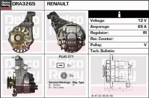 Remy DRA3265 - Ģenerators autodraugiem.lv