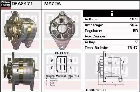 Remy DRA2471 - Ģenerators autodraugiem.lv