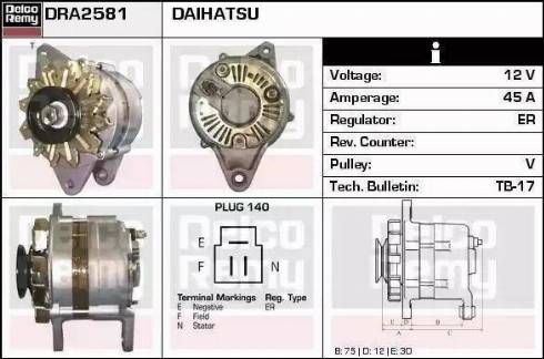 Remy DRA2381 - Ģenerators autodraugiem.lv