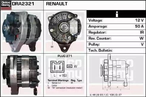 Remy DRA2321 - Ģenerators autodraugiem.lv