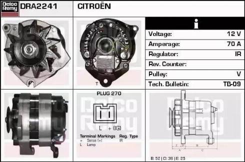 Remy DRA2241 - Ģenerators autodraugiem.lv