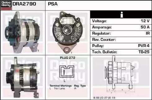 Remy DRA2790 - Ģenerators autodraugiem.lv