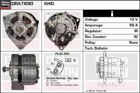Remy DRA7890 - Ģenerators autodraugiem.lv