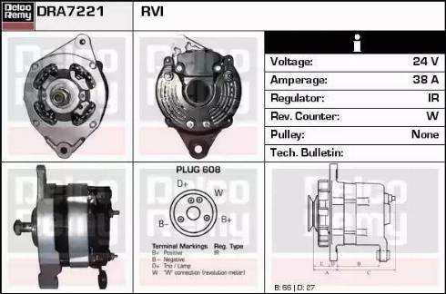 Remy DRA7221 - Ģenerators autodraugiem.lv