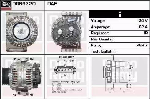 Remy DRB9320 - Ģenerators autodraugiem.lv