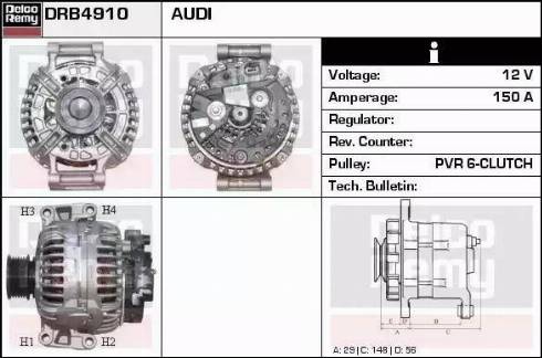 Remy DRB4910 - Ģenerators autodraugiem.lv