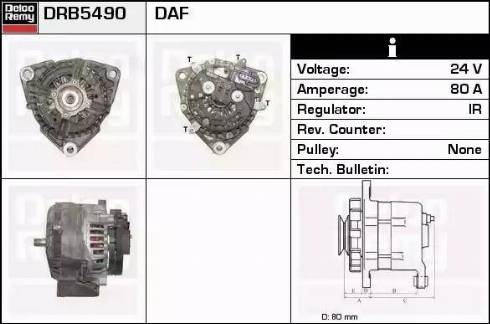 Remy DRB5490 - Ģenerators autodraugiem.lv