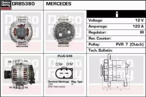 Remy DRB5380 - Ģenerators autodraugiem.lv