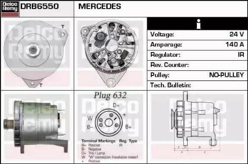 Remy DRB6550 - Ģenerators autodraugiem.lv