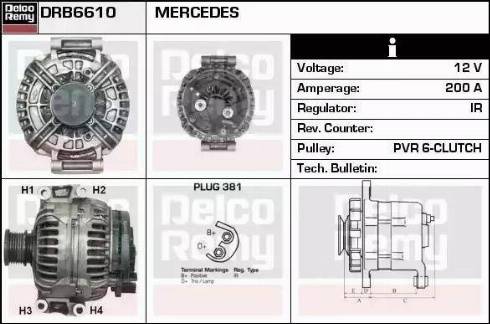 Remy DRB6610 - Ģenerators autodraugiem.lv