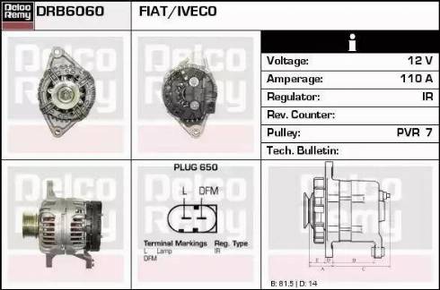 Remy DRB6060 - Ģenerators autodraugiem.lv