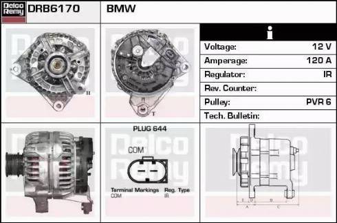 Remy DRB6170 - Ģenerators autodraugiem.lv