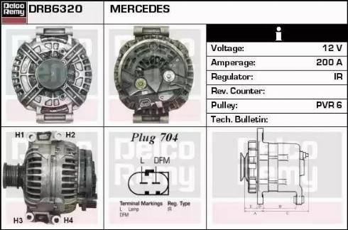 Remy DRB6320 - Ģenerators autodraugiem.lv