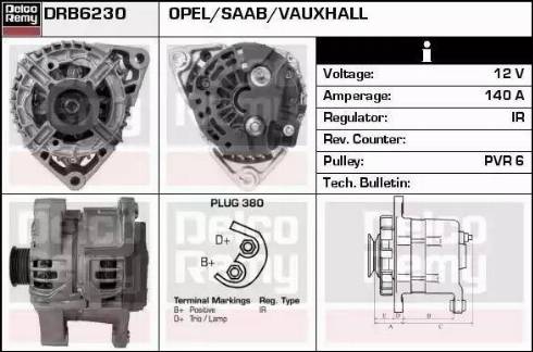 Remy DRB6230 - Ģenerators autodraugiem.lv