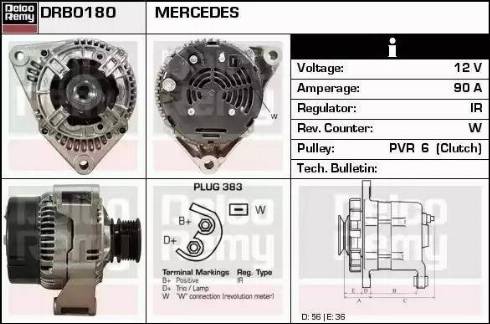 Remy DRB0180 - Ģenerators autodraugiem.lv