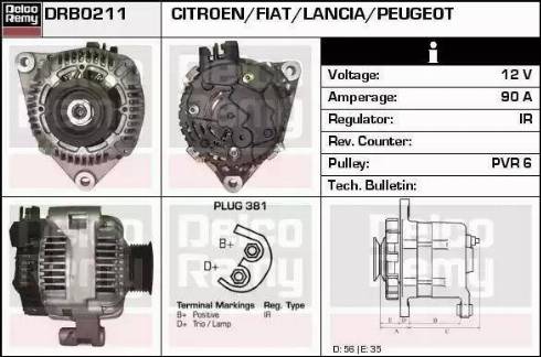 Remy DRB0211 - Ģenerators autodraugiem.lv