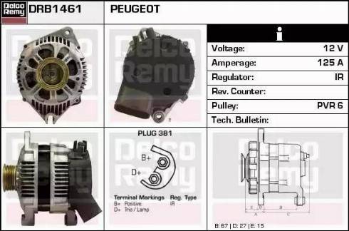 Remy DRB1461 - Ģenerators autodraugiem.lv