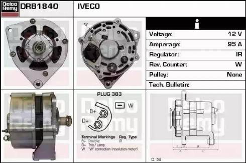 Remy DRB1840 - Ģenerators autodraugiem.lv