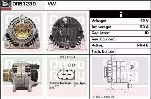 Remy DRB1230 - Ģenerators autodraugiem.lv