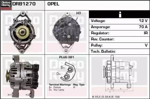 Remy DRB1270 - Ģenerators autodraugiem.lv