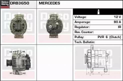 Remy DRB3650 - Ģenerators autodraugiem.lv