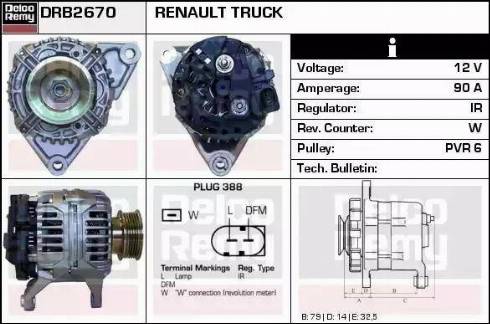 Remy DRB2670 - Ģenerators autodraugiem.lv