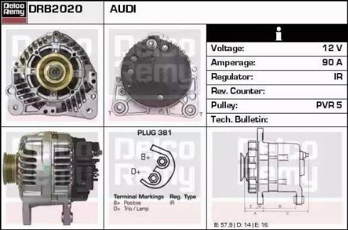 Remy DRB2020 - Ģenerators autodraugiem.lv