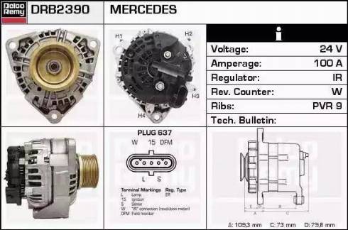 Remy DRB2390 - Ģenerators autodraugiem.lv