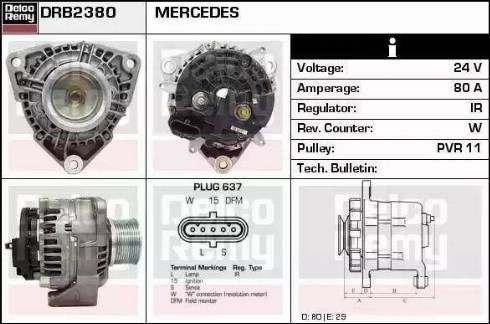 Remy DRB2380 - Ģenerators autodraugiem.lv