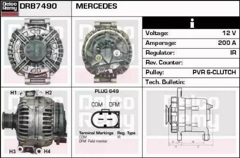 Remy DRB7490 - Ģenerators autodraugiem.lv