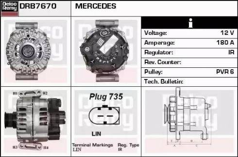 Remy DRB7670 - Ģenerators autodraugiem.lv