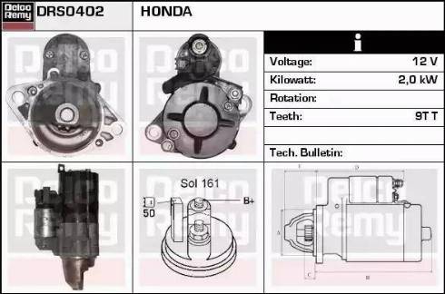 Remy DRS0402 - Starteris autodraugiem.lv