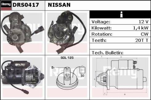 Remy DRS0417 - Starteris autodraugiem.lv
