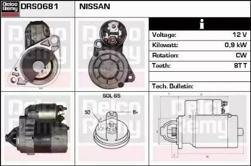 Remy DRS0681 - Starteris autodraugiem.lv