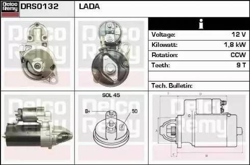 Remy DRS0132 - Starteris autodraugiem.lv
