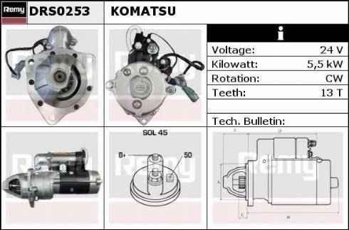 Remy DRS0253 - Starteris autodraugiem.lv