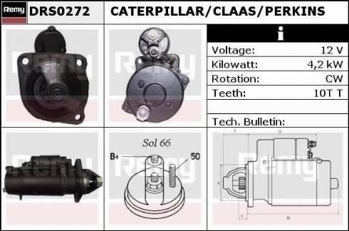 Remy DRS0272 - Starteris autodraugiem.lv