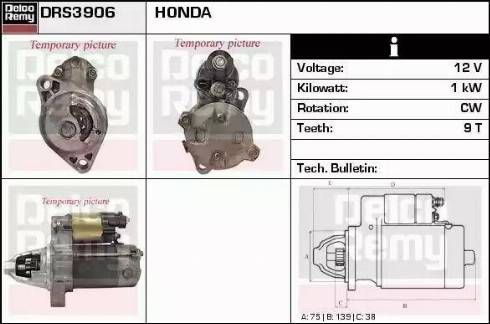 Remy DRS3906 - Starteris autodraugiem.lv