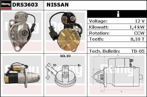 Remy DRS3603X - Starteris autodraugiem.lv