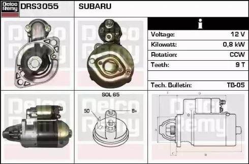 Remy DRS3055 - Starteris autodraugiem.lv