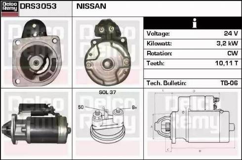 Remy DRS3053 - Starteris autodraugiem.lv