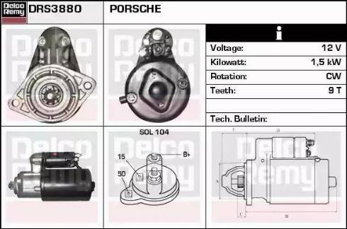 Remy DRS3880 - Starteris autodraugiem.lv