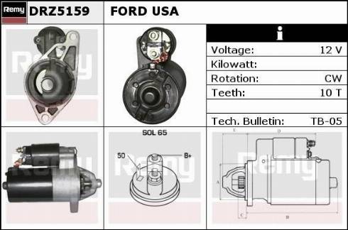 Remy DRZ5159 - Starteris autodraugiem.lv