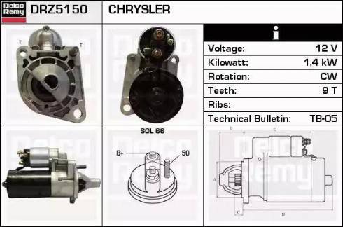 Remy DRZ5150 - Starteris autodraugiem.lv