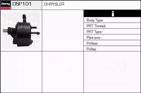 Remy DSP101 - Hidrosūknis, Stūres iekārta autodraugiem.lv