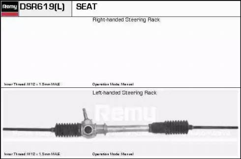 Remy DSR619L - Stūres mehānisms autodraugiem.lv